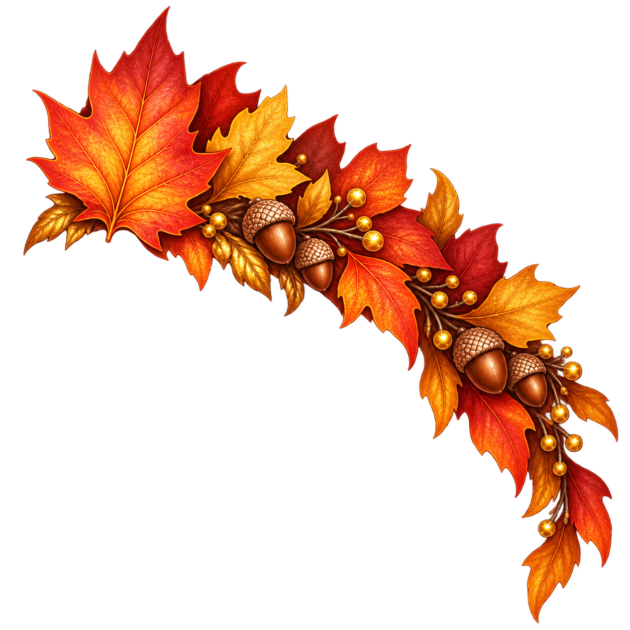 Autumn Leaf Crown