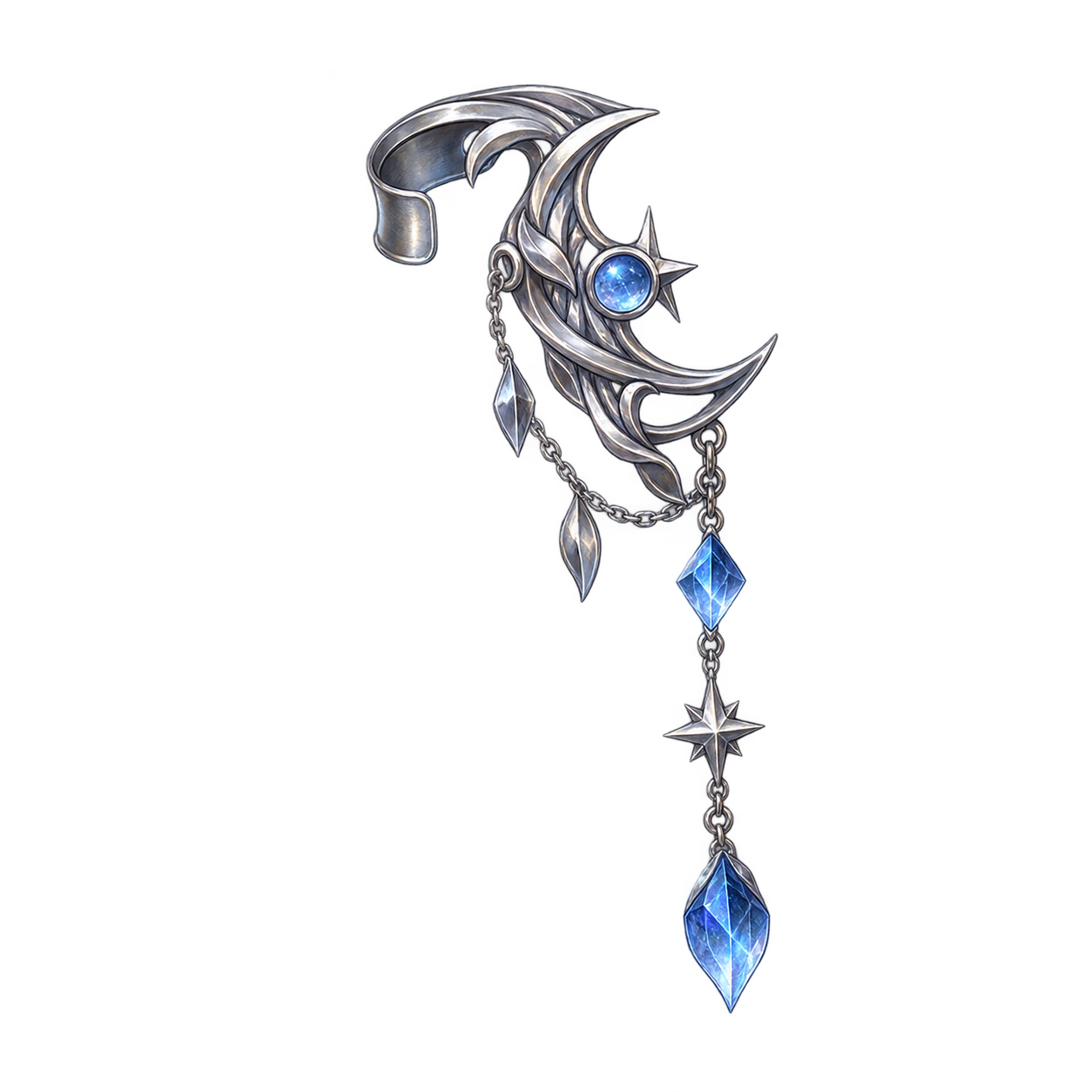 Moonlit Ear Cuff