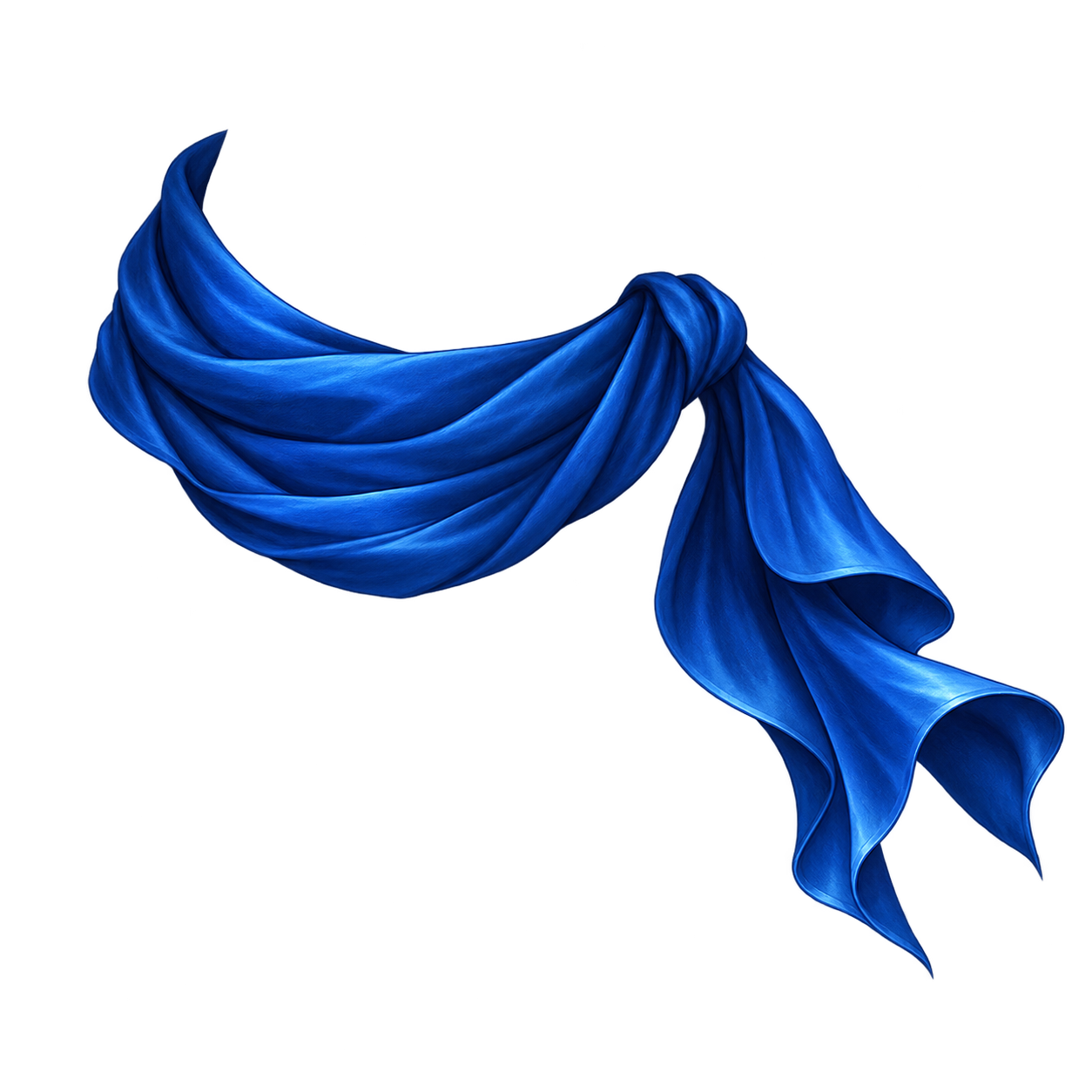 Sapphire Side Scarf